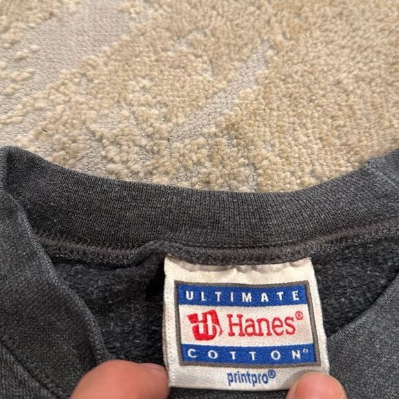 VTG Hanes LATIN III MMXIV-MMXV sweatshirt size S "MARS EST DEUS!" Check pics - Picture 3 of 7